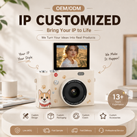Appareil photo numérique personnalisé OEM ODM IP 1080P 180 °   Caméra à écran rotatif avec zoom 16X et affichage HD, marque privée, pour enfants, voyages et vlogs