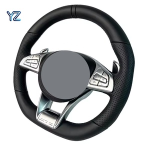 Volante in Pelle Premium YZ, Upgrade Personalizzato per <span class=keywords><strong>Mercedes</strong></span> Benz <span class=keywords><strong>Serie</strong></span> W W204 W205 W212 W222, Parti per Tuning Interni Auto - Product Image 4