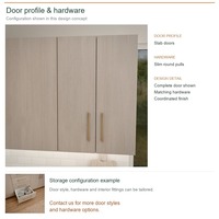 Meuble de cuisine de luxe avec portes en stratifié, aménagement en U moderne, dimensions personnalisées, boîtes en panneaux mélaminés et rangement coulissant