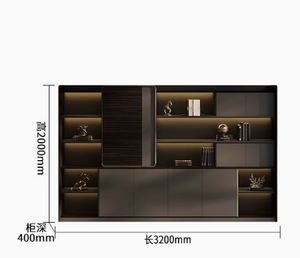 Archivadores Modernos de Lujo de Madera MDF, Estantería Multifuncional de Gran Capacidad para el Hogar, Dormitorio, Apartamento, Oficina, Hospital - Product Image 1