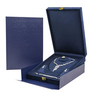 Boîte à bijoux de luxe haut de gamme en velours, rangement pour bagues et colliers, étui de voyage en bois avec aimant pour boucles d'oreilles et bracelets