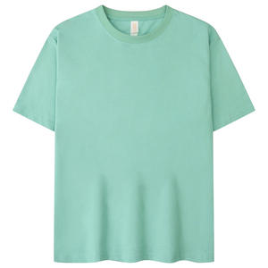 เสื้อยืดสตรีทแวร์เฮฟวี่เวตของผู้ชายผ้าคอตตอนโอเวอร์ไซส์เปิดไหล่100% กราฟิก - Product Image 1