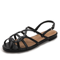 Nouvelles sandales minimalistes de luxe léger, chaussures plates élégantes et polyvalentes pour les trajets quotidiens, les sorties en plein air, les rendez-vous et les soirées