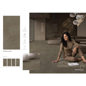 Cotton Almond Rustic Porcelain <b>Tiles</b> 600x1200mm Large Format Matte Finish for Modern Flooring Projects - Product Image 3