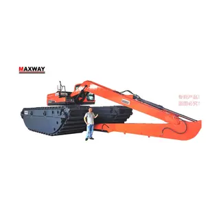 MAXWAY MACHINE COMPANY, High Quality Amphibious Pontoon for Swamp Excavator , Model: MAX200PU