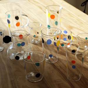 Colorful Polka Dot Glass Mugs <b>Clear</b> Coffee Cups With Handle For Coffee Lovers - Product Image 5