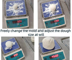 Machine automatique motorisée de division et de façonnage de pâte 10-500g pour tortillas, pain pita, naan, pizza - Product Image 2