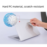 GSCASE Nouvelle coque tendance pour ordinateur portable en cristal transparent, coques de protection arrière rigides pour Macbook Neo 13 pouces