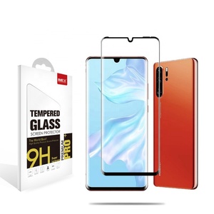 Protection d'écran en verre trempé premium à bords incurvés, couverture intégrale, 0,33 mm, pour Huawei P30 Pro - Product Image 5