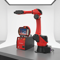 Bras de robot de palettisation industriel à 6 axes BRTIRUS1510A avec moteur PLC, charge utile de 10 kg, portée de 1500 mm, indice de protection IP54 pour la manutention en entrepôt