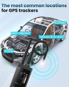 M8000 Detector Anti <strong>Spy</strong> RF Signal Detector Bug Sweeper <strong>Spy</strong> Scanner Magnetic Detector GPS Tracker Hidden Camera Finder - Product Image 6