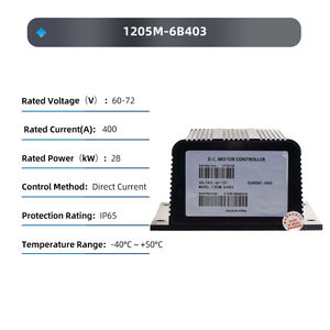 高電圧牽引トラクターおよびAGV Curtis 1205M-6B403 DCモーターコントローラー <span class=keywords><strong>60V</strong></span> 72V 400A 28kW IP65 EVモーターコントローラー - Product Image 2