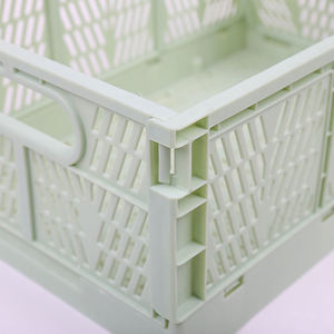 Đa Chức Năng Gấp Đồ Chơi Lưu Trữ Hộp Giỏ Nhà Bếp Thực Phẩm Trái Cây Đóng Mở Crate Có Thể Xếp Chồng Nhựa Biểu Tượng Tùy Chỉnh Hình Chữ Nhật - Product Image 4