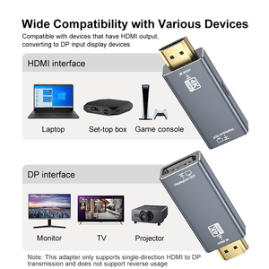 Ult-đoàn kết <span class=keywords><strong>4K</strong></span> HDMI để DisplayPort Adapter - Product Image 4