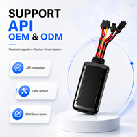 Dispositivo de Rastreo GPS para Automóvil, Rastreador con Cable, Historial de Ubicación en Tiempo Real, Alarma de Geocerca, Corte de Combustible, Soporte OEM ODM API, GSM/GPRS PC