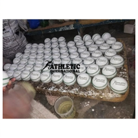 Pelotas de Cricket de Cuero Rosa de Alta Calidad y Durabilidad, 5.5oz, para Partidos ODI/T-20, con Logotipo Personalizado Profesional, 72-74