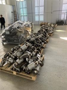 Auspuff Auto katalysator Modell Fahrzeug katalysator Unterstützung Anpassung Standard 409 Edelstahl catlytic - Product Image 3