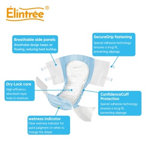 Vente en gros de couches pour adultes respirantes, jetables, épaisses, super absorbantes, pour la nuit, pour l'incontinence adulte, séchage rapide - Product Image 3