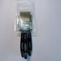 Lot de 3 brosses à filament conique avec manche TPR et poignée ergonomique pour le detailing automobile