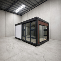 Rumah Kontainer Prefab Panel Sandwich Modular Mudah Dirakit untuk Penggunaan Kantor, Sekolah, Kamar Tidur, Pintu Masuk, Rumah, Bar - Siap Pakai dari Baja