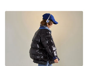 <span class=keywords><strong>Veste</strong></span> en duvet pour enfants, nouveau modèle, vêtement décontracté, 2 pièces, bouffant, nouvelle collection hiver - Product Image 3