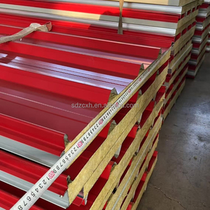 Modern 75mm/100mm/125mm/150mm <strong>Roof</strong> <strong>Sandwich</strong> <strong>Panels</strong> Wall <strong>Panels</strong> Exterior Building Construction Outdoor EPS Cement XPS Rock Wool - Product Image 2