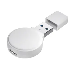 USB Wireless Charger Travel Cordless Charger with Light Weight Magnetic Quick Charge for iWatch Series 7 SE 6 5 4 3 2 1