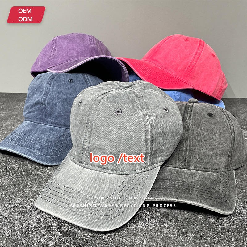 Grosir topi kosong kustom topi bisbol ayah belel kusam topi bisbol