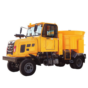 Mezcladora de Concreto Pequeña de 2m³, 3m³, 4m³ con Tracción en las Cuatro Ruedas, Alimentación Automática, Boca Plana, Inclinable y Móvil - Product Image 1