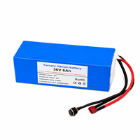 Baterai Lithium Kustom 36V 4.4Ah 5Ah 6Ah 7Ah 7 8Ah NMC untuk Skuter Listrik, Sepeda Listrik, Peralatan Listrik, Sepeda Motor Listrik, Kendaraan Mobilitas