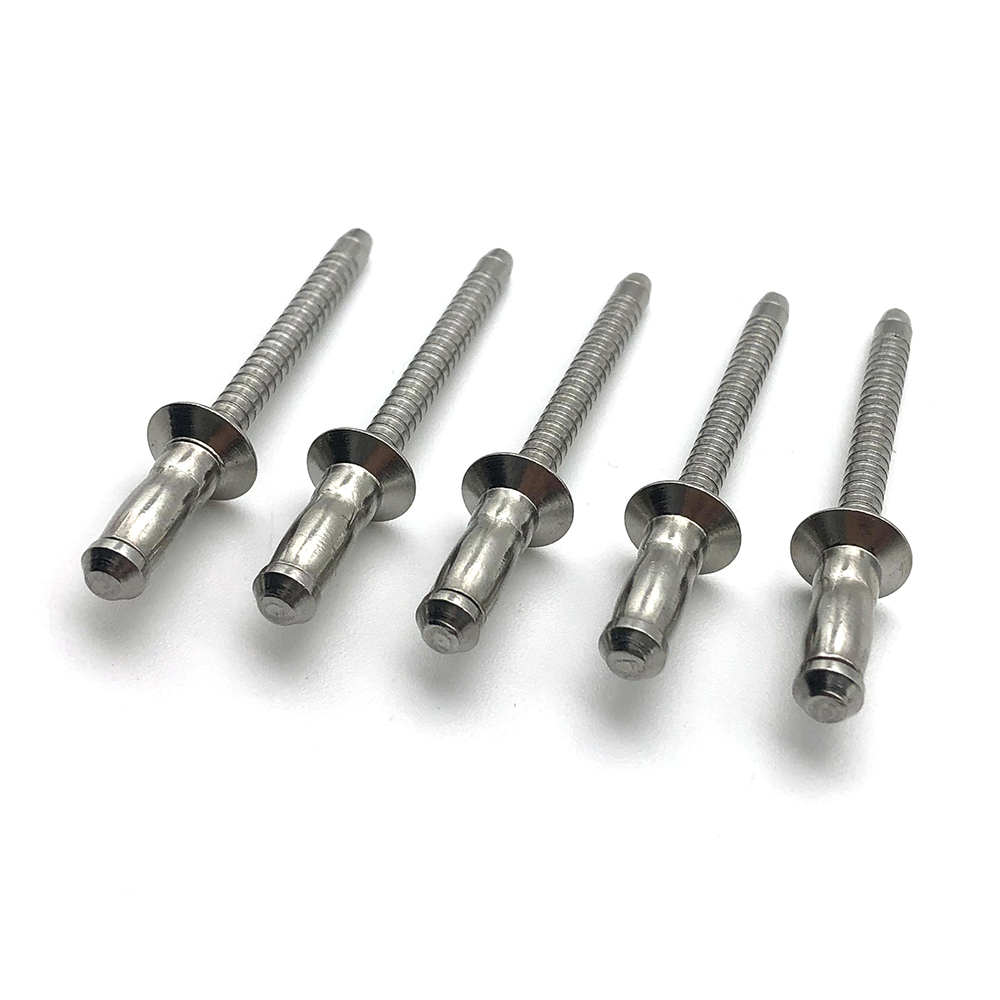 Remaches Ciegos De Cabeza Plana - Tamaños 3.2, 4 Y 5 Mm, De Aluminio O Acero, Longitud A Elegir, Sin Marca