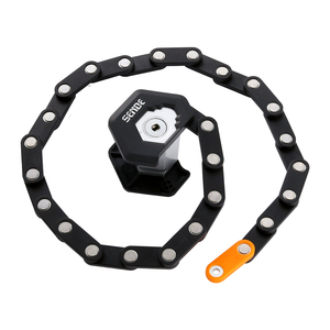 Antivol de chaîne de vélo pliable de qualité professionnelle avec acier trempé de 5 mm et clip de transport intégré - Product Image 3