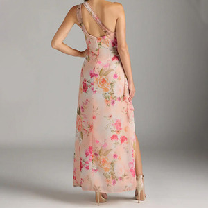 Robes longues fendues élégantes et personnalisées pour femmes, style italien, dos nu, collection été 2026, de grandes marques de créateurs, pour femmes élégantes et de grande taille. - Product Image 2
