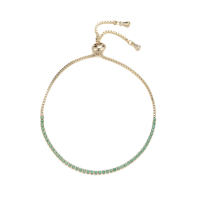 Bracelet en cuivre mignon et massif, accessoires de voyage, design de dessin animé, avec petits zircons colorés, pour la Saint-Patrick