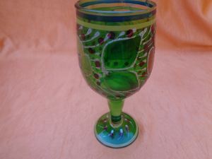 Wholesale hot sale 200ml all purpose colored vintage <b>wine</b> glass wedding <b>goblet</b> for party - Product Image 3