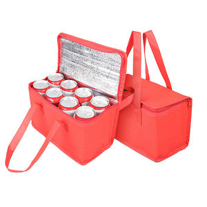 Entrega de alimentos de comestibles Extra grande no tejido aislado Tote Food Bag Cooler Bag Catering Food Tote Bag térmico - Product Image 3