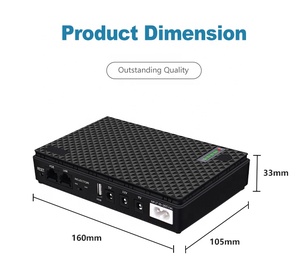 Dc12v Mini UPS cung cấp điện 10400mAh 35W trực tuyến mini UPS cho Wifi Router máy ảnh & CCTV 5V DC 9V 12V biến tần & chuyển đổi - Product Image 6