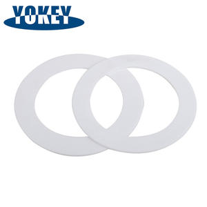 अनुकूलित थोक ptfe नई सामग्री फ्लैट गैकेट्स हाइड्रोलिक सिस्टम के लिए सफेद सीलिंग रिंग 40 ~ 90 तट कठोरता उच्च/निम्न टेम्प - Product Image 5