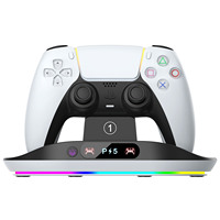 Station de charge rapide double dernière génération pour manette sans fil P5 avec RGB