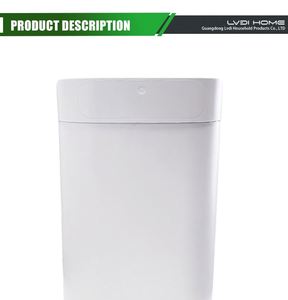 Poubelle auto-scellante personnalisée Profession Fabricant Poubelle blanche à capteur Poubelle automatique avec capteur Smart Bin - Product Image 2