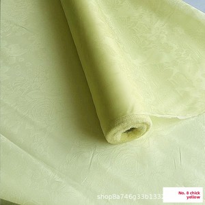 Tissu en organza <span class=keywords><strong>de</strong></span> <span class=keywords><strong>soie</strong></span> jacquard 100% mûrier, grandes roses, 12 mm, 140 cm, 58 g/m² - Product Image 4