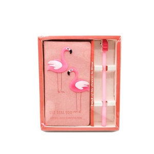 Tùy chỉnh phim hoạt hình dễ thương PU da Tạp Chí trường máy tính xách tay văn phòng phẩm thiết lập - Product Image 1