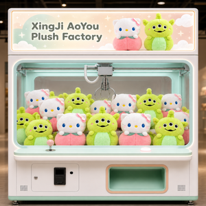 Peluche Sanrioed Hello Kitty Alien <span class=keywords><strong>Mix</strong></span> da 8 pollici, all'ingrosso dalla fabbrica, personalizzabile OEM ODM, premio per macchine a gru da carnevale per fornitori di sala giochi - Product Image 1