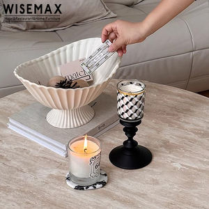 WISEMAX mobili per la <span class=keywords><strong>casa</strong></span> moderna decorazione d'interni ciotola a forma di arte opere economiche in ceramica bianco tavolo da pranzo decorazione per soggiorno - Product Image 1