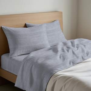 Ensemble de draps BON BON 100% coton, taille simple française, taie d'oreiller incluse - Product Image 5