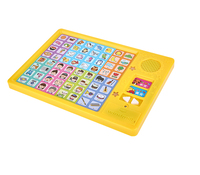 Tablette éducative personnalisée OEM/ODM pour enfants, jouet interactif sonore pour tout-petits, machine de lecture en plastique alimentée par piles