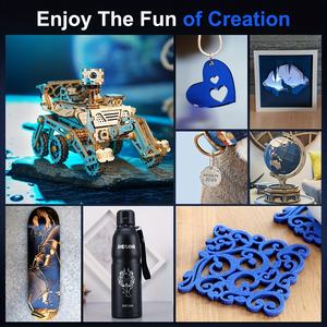 Máquina de Grabado Láser Wainlux L1 de 10W y 400*400mm a Precio Económico - Alta Precisión, Adecuada para Madera, Cuero, Piedra, Vidrio - Product Image 4