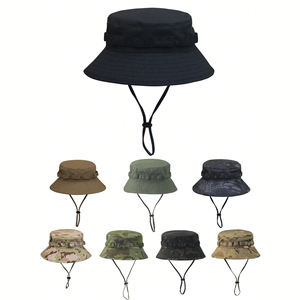 Bonnie à bord rond de deuxième génération pour hommes et femmes Chapeaux seau Camouflage Protection solaire pour la pêche - Product Image 1