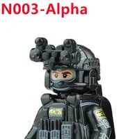 Mini Figurines Militaires Forces Spéciales US RU SEALs Briques SWAT Modèle d'Armée Mobile Ensemble de Blocs de Construction Jouet