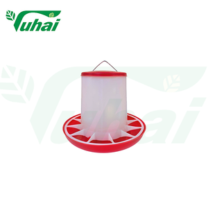 <span class=keywords><strong>Mangeoire</strong></span> de <span class=keywords><strong>poule</strong></span> de volaille en plastique <span class=keywords><strong>suspendue</strong></span> manuelle d'approvisionnement d'usine 3.5kg Base rouge pour l'alimentation des animaux de ferme - Product Image 6